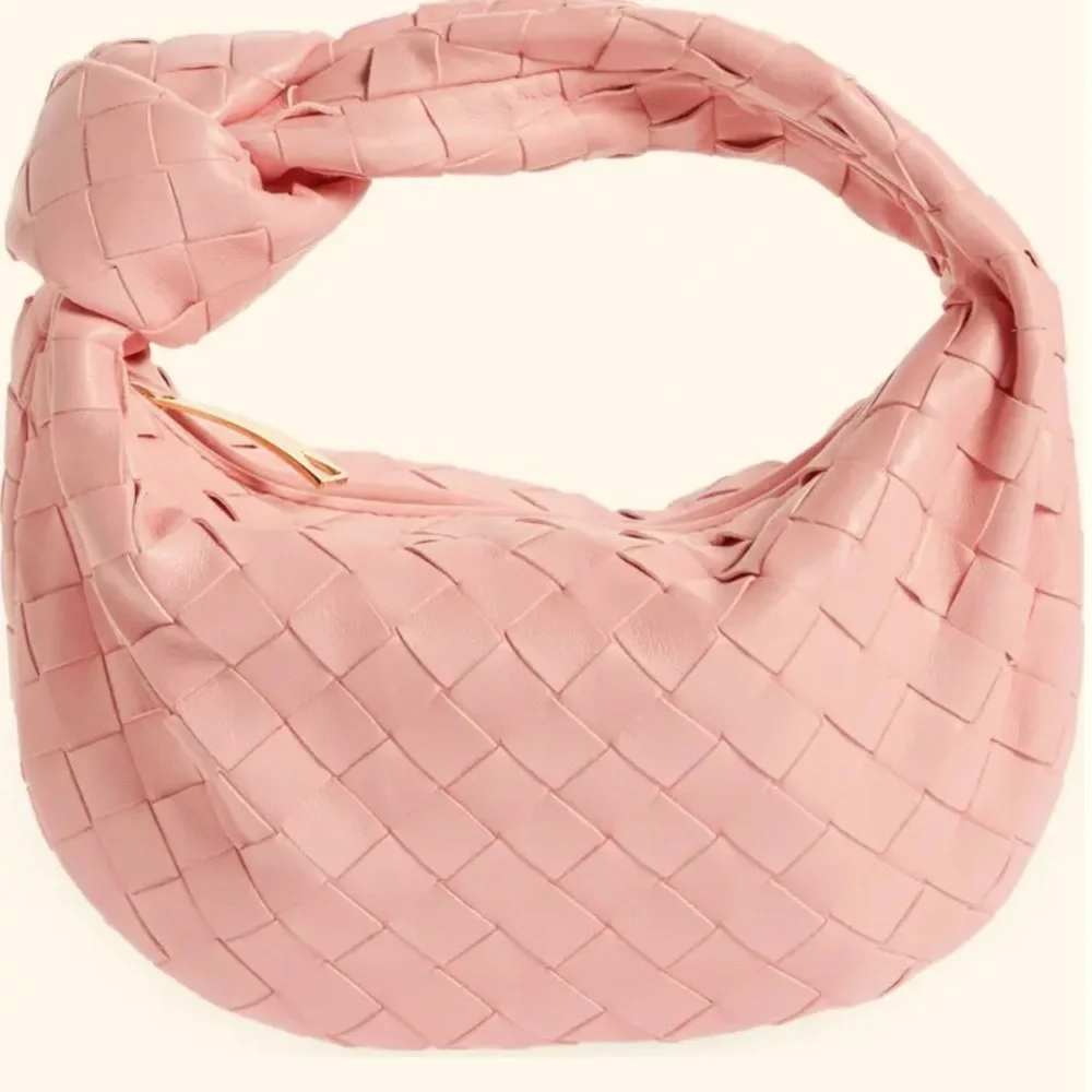 Bottega Veneta pink Mini Jodie Leather Hobo